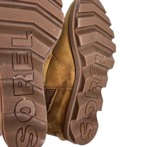 SOREL Joan Of Arctic Tan Leather Wedge II Bootie | 7.5 - Picture 10 of 12